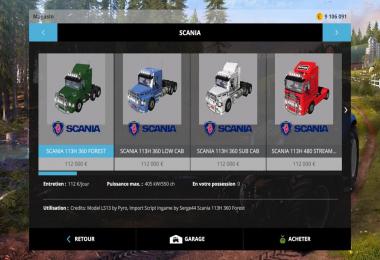 Collection Scania 113 Pack V1.0