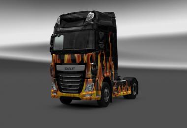 Daf Euro6 Flame Skin 1.18