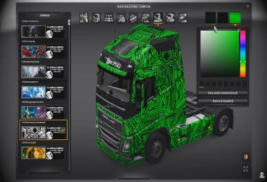 Fantasy Lines Mask Skin Pack for All Trucks + Volvo Ohaha