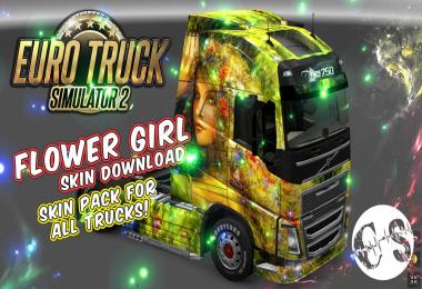 Flower Girl Skin Pack for All Trucks + Volvo Ohaha