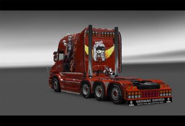 Fujiwara No Mokou Scania T Skin