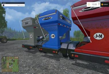 J&M 375ST Fertilizer Tender Trailer v1.1