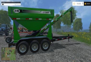 J&M 375ST Fertilizer Tender Trailer v1.1