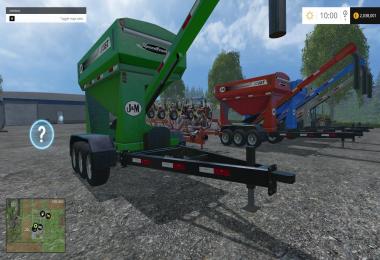 J&M 375ST Fertilizer Tender Trailer v1.1