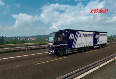 Man euro6 bdf tandem dettendorfer skin for trailer