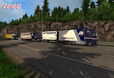 Man euro6 bdf tandem dettendorfer skin for trailer