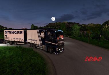 Man euro6 bdf tandem dettendorfer skin for trailer