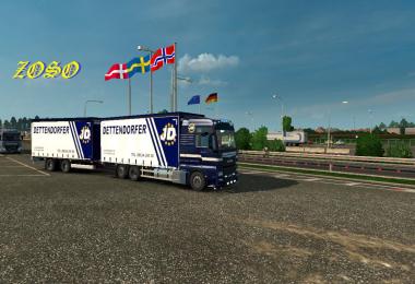 Man euro6 bdf tandem dettendorfer skin for trailer