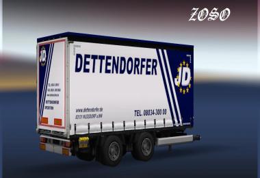 Man euro6 bdf tandem dettendorfer skin for trailer