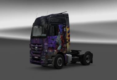 Mercedes Actros Graffiti Skin