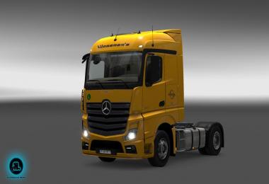 Mercedes Actros MPIV Waberer’s Skin Pack v1.0