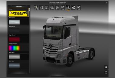 Mercedes benz Actros 2014 template scs file all models 1.18