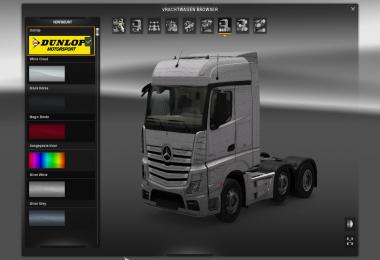 Mercedes benz Actros 2014 template scs file all models 1.18