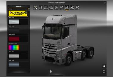 Mercedes benz Actros 2014 template scs file all models 1.18