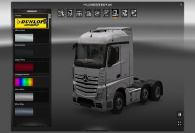 Mercedes benz Actros 2014 template scs file all models 1.18