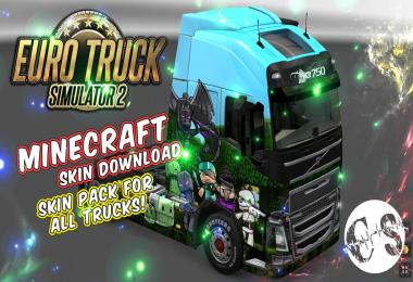 Minecraft Skin Pack for All Trucks + Volvo Ohaha