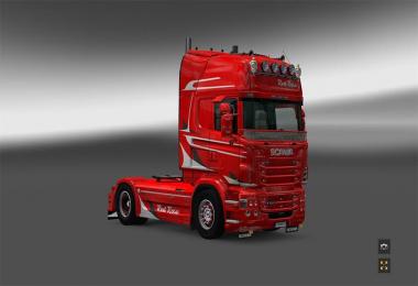 Red Rose Scania skin