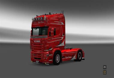 Red Rose Scania skin