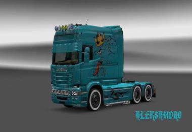 Scania RJL Orel V8 Skin