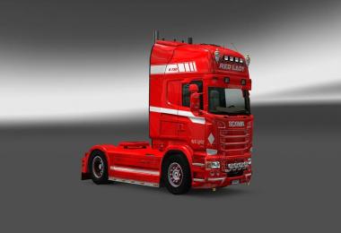 Scania RJL Red Lady Skin