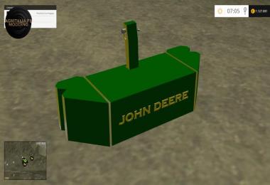 Weight John Deere 1900KG v1.1