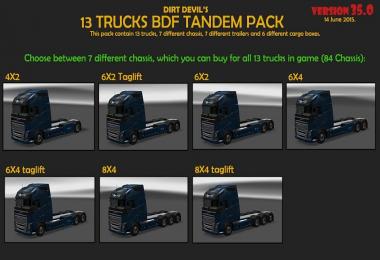 BDF Tandem Truck Pack v35.0