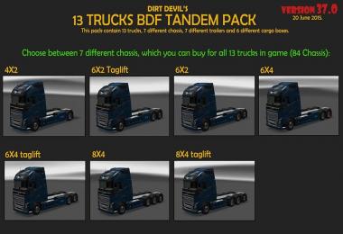 BDF Tandem Truck Pack v37.0