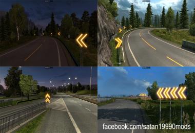 Dangerous turn lights for Scandinavian DLC v1.0