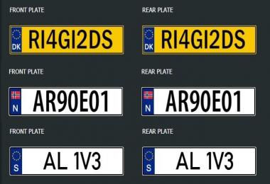 Hot Fix Update and Scandinavian License Plates