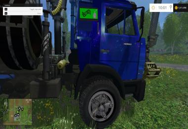 Kamaz 54115 forest + Trailer v1.0