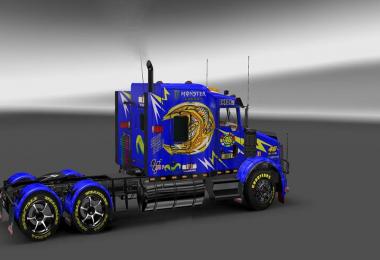 Kenworth T800 Rossi Skin