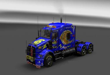 Kenworth T800 Rossi Skin