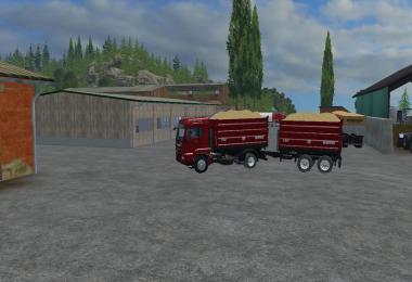 Man TGS 18 440  Brantner E8041 Tipper With Trailer  V2