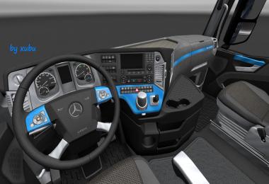 Mercedes Actros 2014 Blue-Black Steel v1.0