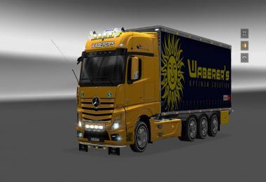 Mercedes Actros 2014 Tandem v2 1.18x