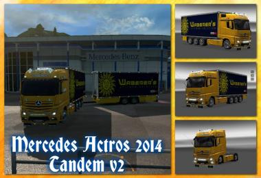 Mercedes Actros 2014 Tandem v2 1.18x