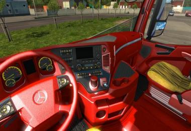 Mercedes Benz Red leather v1.0