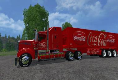 Pepsicola and Cocacola trucks + trailers By Eagle355th v1.0