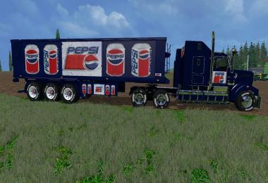 Pepsicola and Cocacola trucks + trailers By Eagle355th v1.0