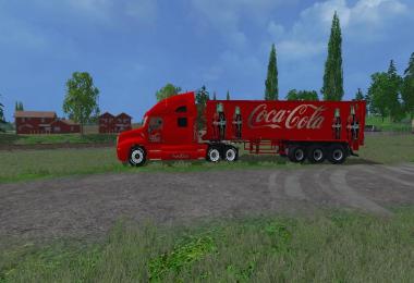 Pepsicola and Cocacola trucks + trailers By Eagle355th v1.0