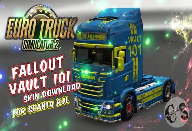 Scania RJL Fallout Vault 101 Skin