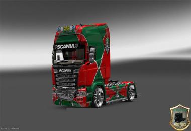 Scania Streamline Lokomotiv Moskva Skin v2