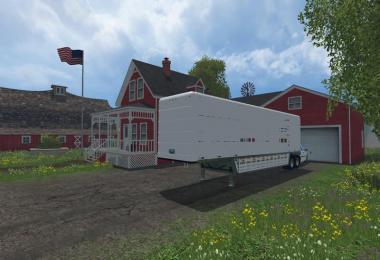 US Old Cattle Trailer v1