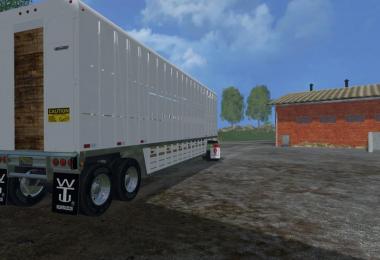 US Old Cattle Trailer v1