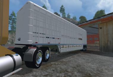 US Old Cattle Trailer v1