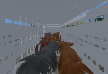 US Old Cattle Trailer v1