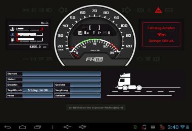 Volvo FH16 dashboard v0.3.8 Beta