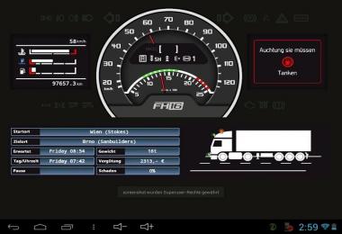 Volvo FH16 dashboard v0.4.1 Beta