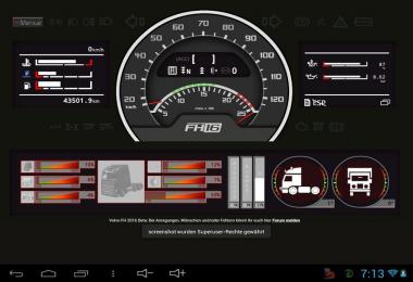 Volvo FH16 dashboard v0.4.1 Beta