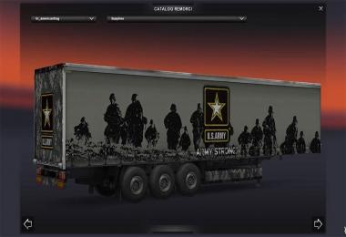 American Army trailer